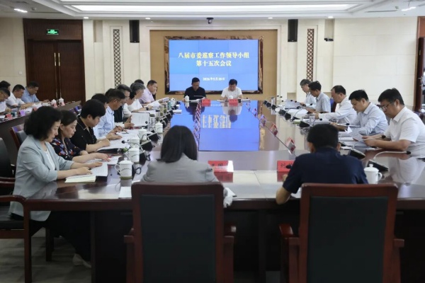 市委巡察工作领导小组召开会议听取巡察...